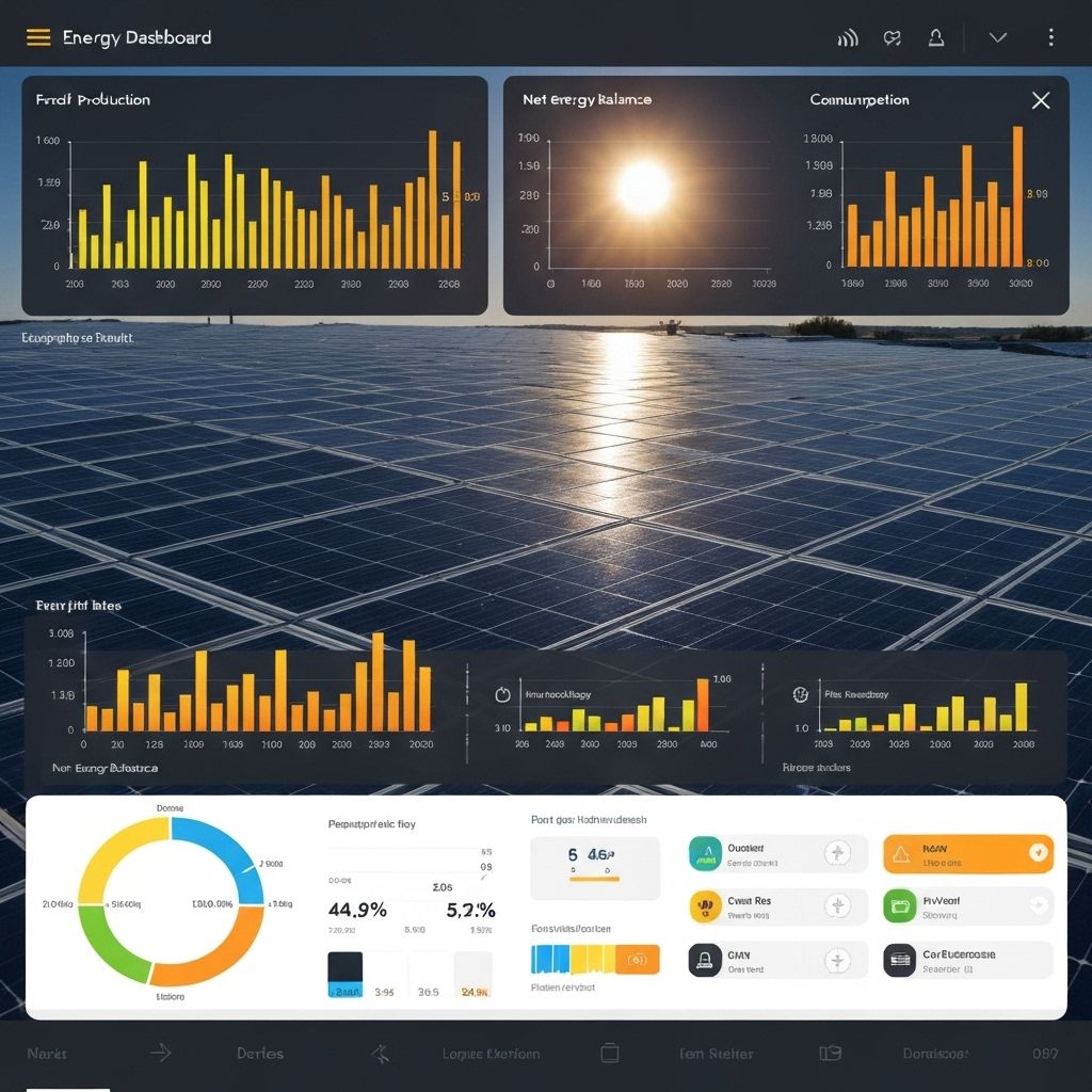 Grafana Solar Monitoring Dashboard in Home Assistant